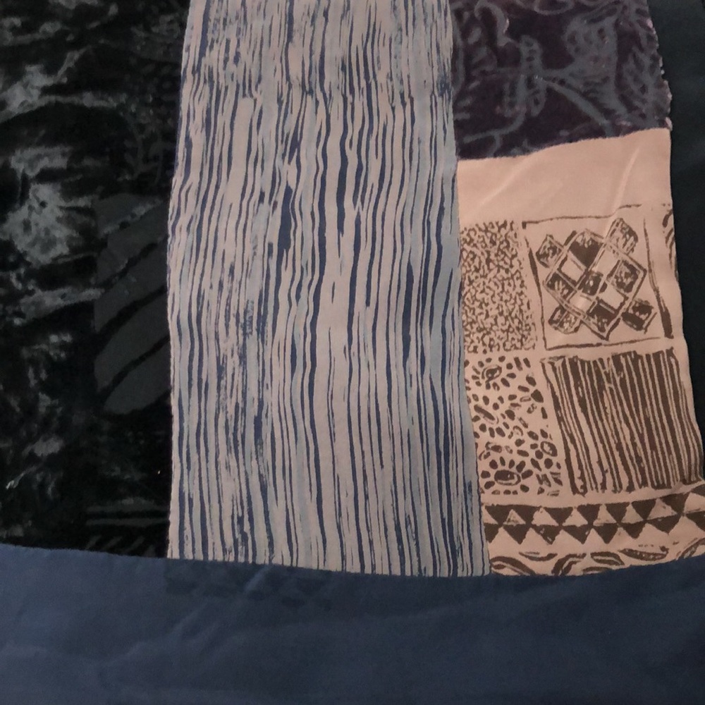 Pazuki Luxurious Multicolor Patchwork Silk Velvet… - image 7